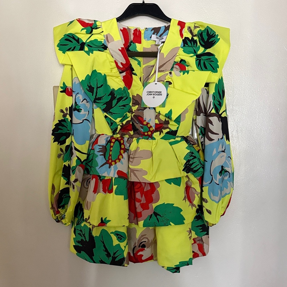 Christopher John Rogers for Target Multicolor Floral Dress